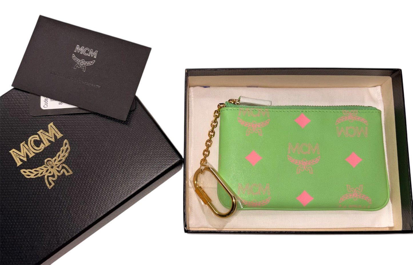MCM Logo Key Pouch